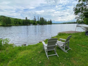 Amazing lakefront home in the White Mountains with game room, theater